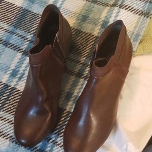 Brown ankle boots